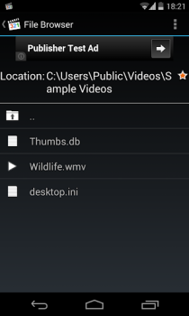 Scaricare Media Player Classic Remote Lettori ed editor video per Android Screenshot 4