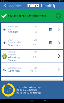 Scaricare Nero TuneItUp | Boost & Clean Strumenti per Android Screenshot 2