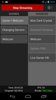 Scaricare OBS Remote Lettori ed editor video per Android Screenshot 2