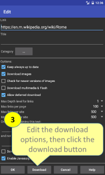 Scaricare Offline Browser Comunicazione per Android Screenshot 3