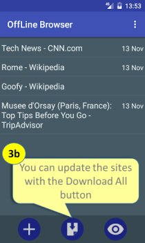Scaricare Offline Browser Comunicazione per Android Screenshot 4