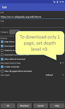 Scaricare Offline Browser Comunicazione per Android Screenshot 6