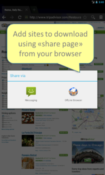 Scaricare Offline Browser Comunicazione per Android Screenshot 7