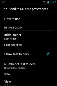 Scaricare Send to SD card Strumenti per Android Screenshot 3