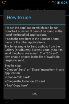 Scaricare Send to SD card Strumenti per Android Screenshot 4