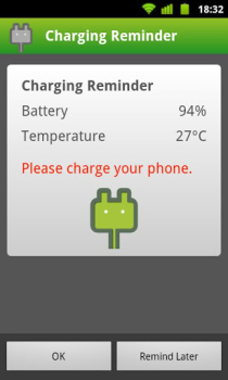 Scaricare Charging Reminder Strumenti per Android Screenshot 3