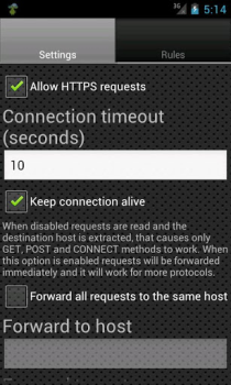 Scaricare Proxy Server Strumenti per Android Screenshot 3