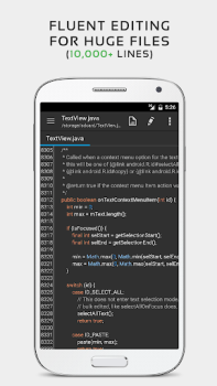 Scaricare QuickEdit Text Editor Lavoro per Android Screenshot 2