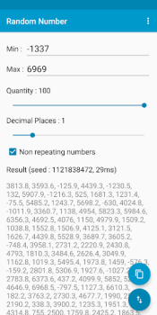 Scaricare Random Number Strumenti per Android Screenshot 3