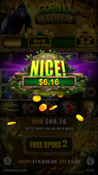 Scaricare Gorilla Mayhem Slot Casino Casinò per Android Screenshot 3