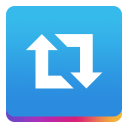 Logo Repost for Instagram