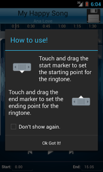 Scaricare MP3 Cutter and Ringtone Maker Musica e audio per Android Screenshot 2