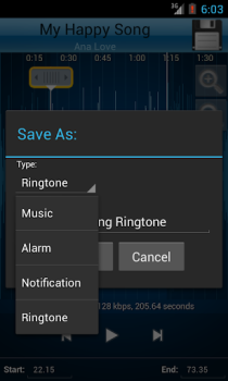 Scaricare MP3 Cutter and Ringtone Maker Musica e audio per Android Screenshot 4