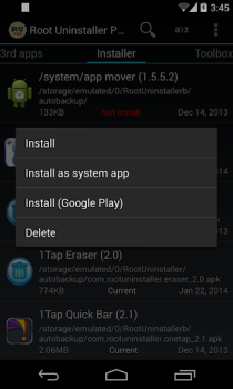 Scaricare Root Uninstaller Strumenti per Android Screenshot 5