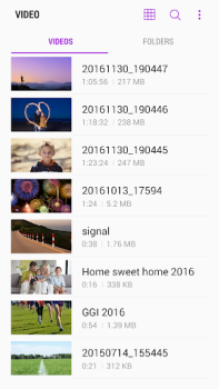 Scaricare Samsung Video Library Lettori ed editor video per Android Screenshot 2
