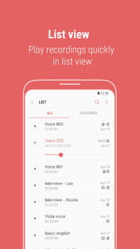 Scaricare Samsung Voice Recorder Strumenti per Android Screenshot 2