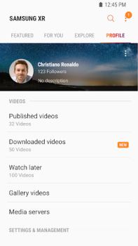 Scaricare Samsung VR видео Lettori ed editor video per Android Screenshot 4
