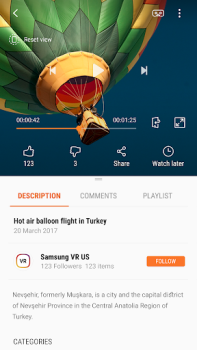 Scaricare Samsung VR видео Lettori ed editor video per Android Screenshot 6