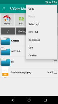 Scaricare SD Card Manager (File Manager) Lavoro per Android Screenshot 3