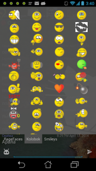 Scaricare Kolobok smileys for Ace IM Comunicazione per Android Screenshot 2