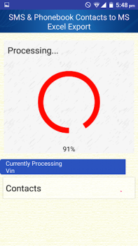 Scaricare Save Phonebook & SMS to Excel Strumenti per Android Screenshot 2