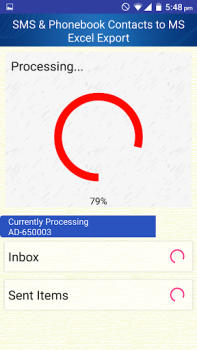 Scaricare Save Phonebook & SMS to Excel Strumenti per Android Screenshot 5