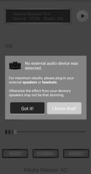 Scaricare Volume Booster Pro Musica e audio per Android Screenshot 7