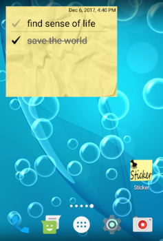 Scaricare Sticker  widget Strumenti per Android Screenshot 4
