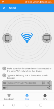 Scaricare SuperBeam | WiFi Direct Share Comunicazione per Android Screenshot 5