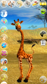 Scaricare Parlando George The Giraffe Simulatori per Android Screenshot 2