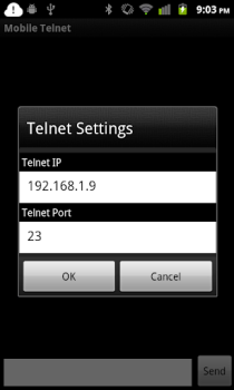 Scaricare Mobile Telnet Comunicazione per Android Screenshot 3