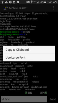 Scaricare Mobile Telnet Comunicazione per Android Screenshot 7