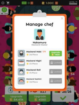 Scaricare Sushi Bar Idle Simulatori per Android Screenshot 7