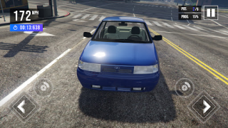 Scaricare VAZ 2110 Russian Car Driving Simulatori per Android Screenshot 4