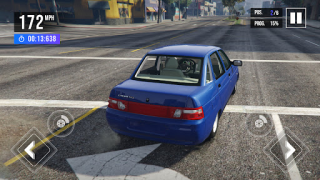 Scaricare VAZ 2110 Russian Car Driving Simulatori per Android Screenshot 7