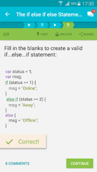 Scaricare Learn JavaScript Educazione per Android Screenshot 3