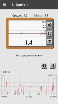 Scaricare Vibrometro：sismografo Strumenti per Android Screenshot 2
