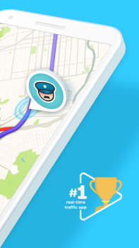 Scaricare Waze GPS e traffico live Mappe e navigazione per Android Screenshot 2