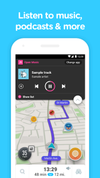 Scaricare Waze GPS e traffico live Mappe e navigazione per Android Screenshot 5