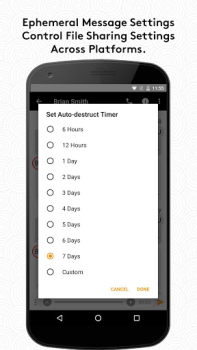 Scaricare Wickr Me – Private Messenger Sociale per Android Screenshot 4