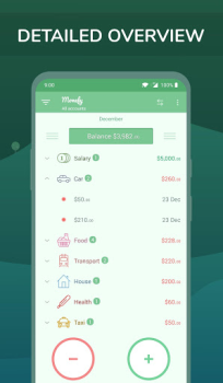 Scaricare Monefy - Tracker finanziario Finanza per Android Screenshot 2