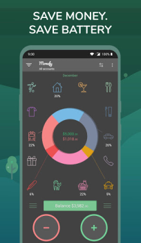 Scaricare Monefy - Tracker finanziario Finanza per Android Screenshot 3
