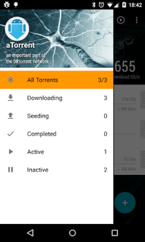 Scaricare aTorrent - Torrent Downloader Lettori ed editor video per Android Screenshot 4