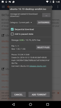 Scaricare zetaTorrent Strumenti per Android Screenshot 2