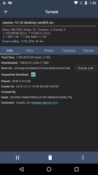 Scaricare zetaTorrent Strumenti per Android Screenshot 4