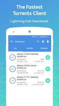Scaricare WeTorrent - Torrent Downloader Lettori ed editor video per Android