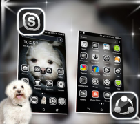 Scaricare Cute Puppy Launcher Theme Personalizzazione per Android Screenshot 5