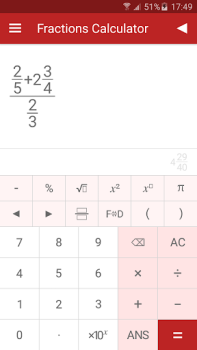 Scaricare Calcolatrice di Frazioni Educazione per Android Screenshot 2