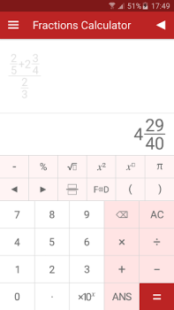 Scaricare Calcolatrice di Frazioni Educazione per Android Screenshot 3