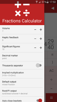 Scaricare Calcolatrice di Frazioni Educazione per Android Screenshot 4